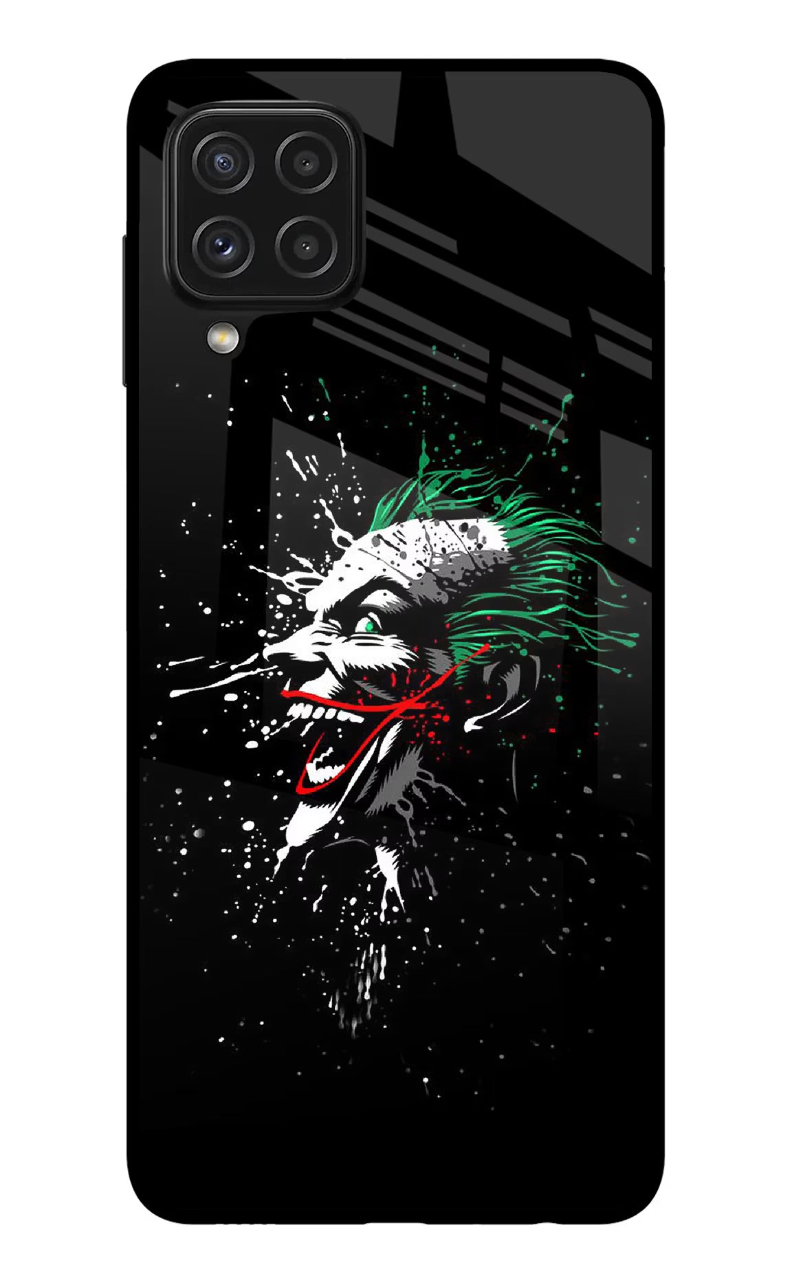 Joker Samsung A22 4G Glass Case Back Cover by Casekaro