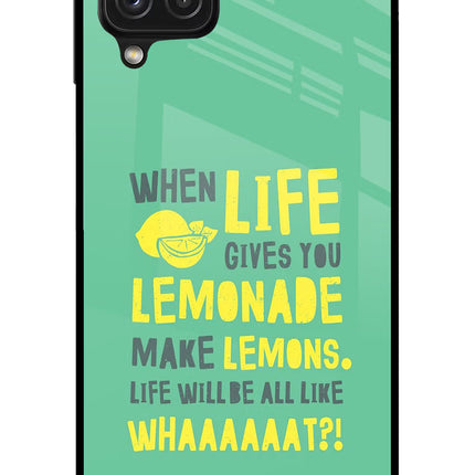 Quote Samsung A22 4G Glass Case