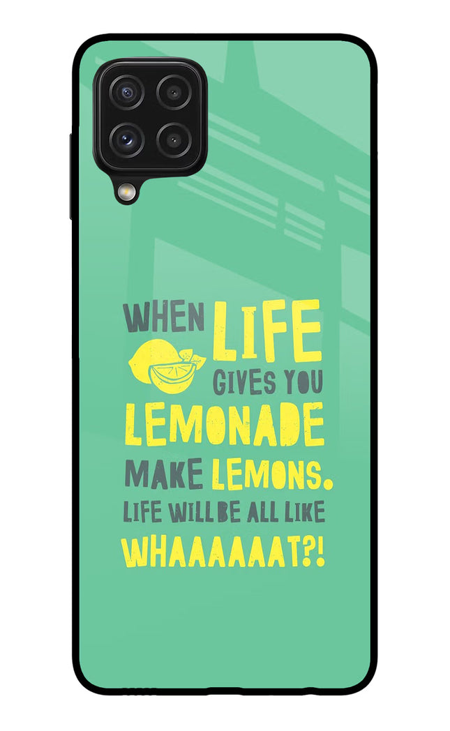 Quote Samsung A22 4G Glass Case