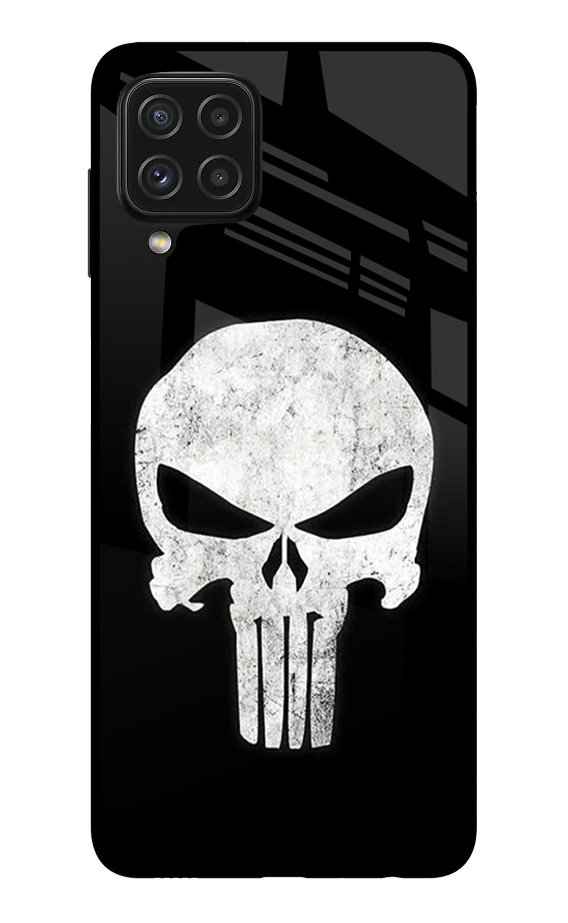 Punisher Skull Samsung A22 4G Glass Case