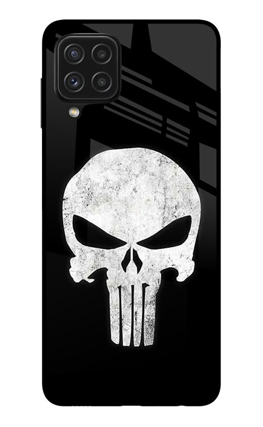 Punisher Skull Samsung A22 4G Glass Case