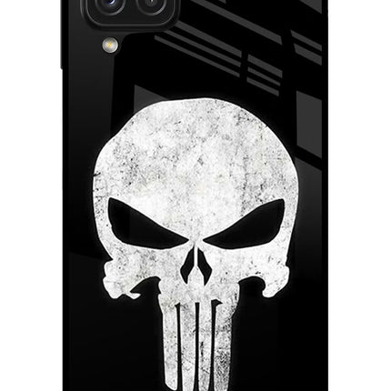 Punisher Skull Samsung A22 4G Glass Case