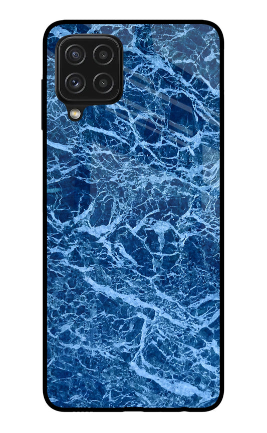 Blue Marble Samsung A22 4G Glass Case