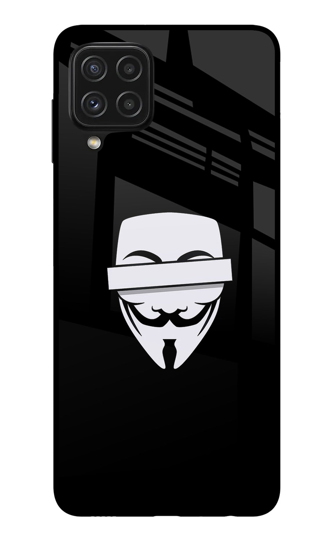 Anonymous Face Samsung A22 4G Back Cover