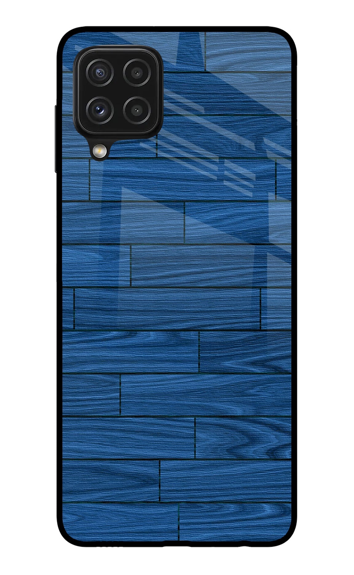 Wooden Texture Samsung A22 4G Glass Case