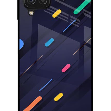 Abstract Design Samsung A22 4G Glass Case