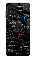 Mathematics Formula Samsung A22 4G Glass Case