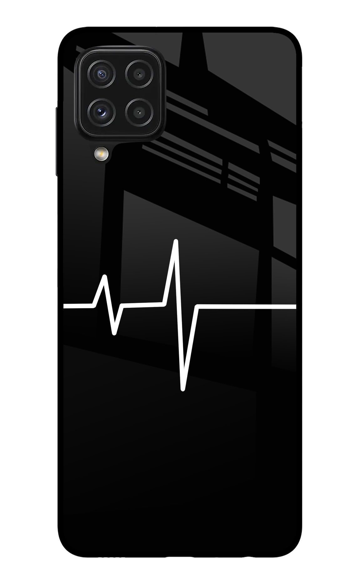 Heart Beats Samsung A22 4G Glass Case