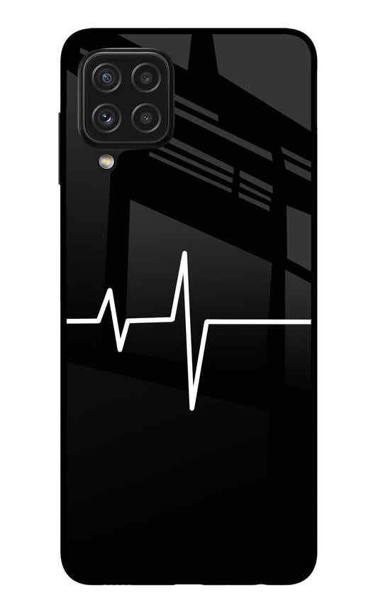 Heart Beats Samsung A22 4G Glass Case