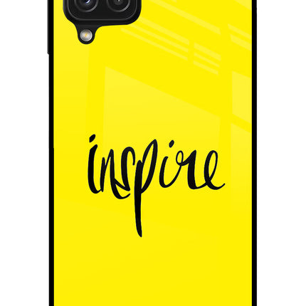 Inspire Samsung A22 4G Glass Case Back Cover by Casekaro