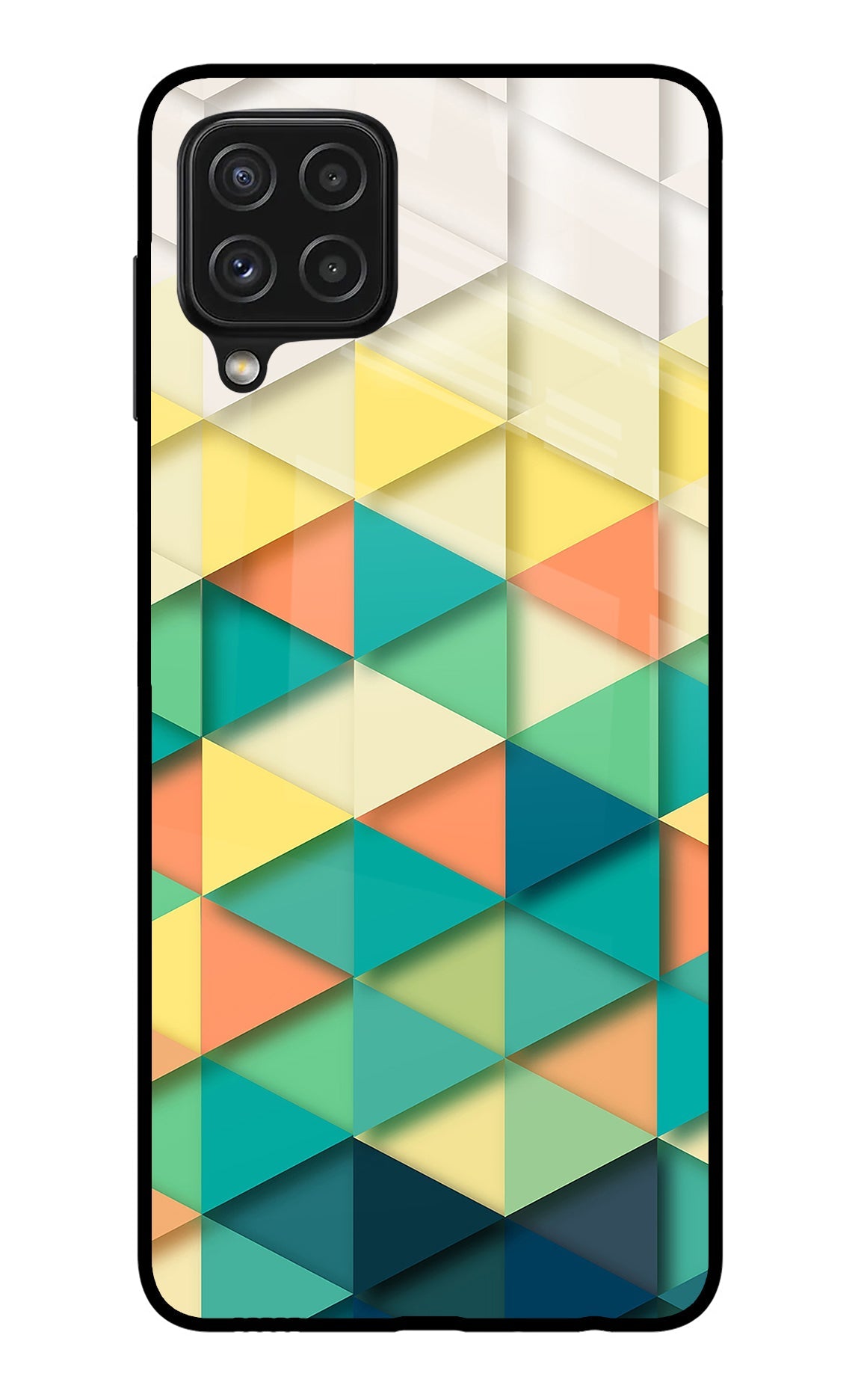 Abstract Samsung A22 4G Glass Case