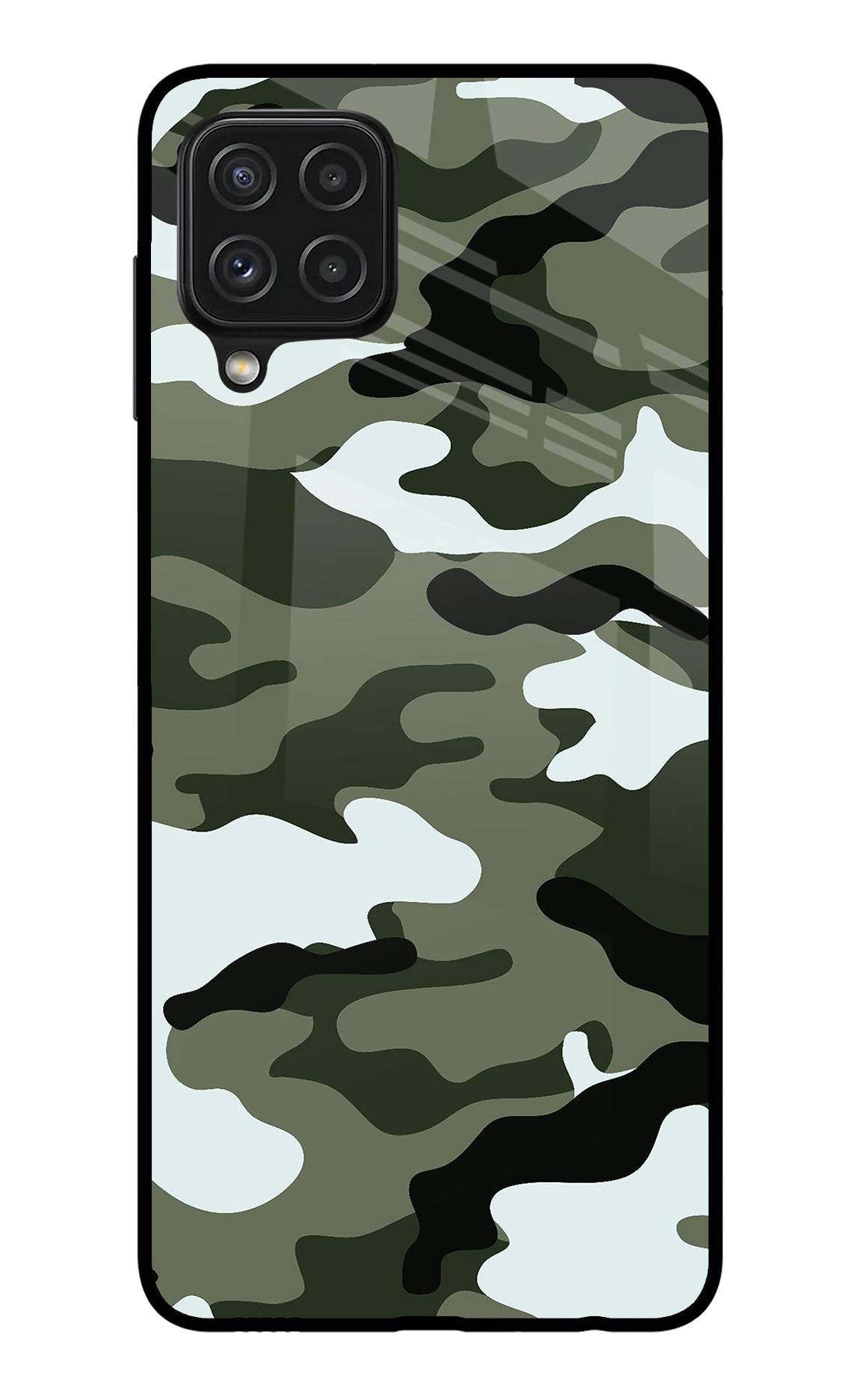 Camouflage Samsung A22 4G Back Cover