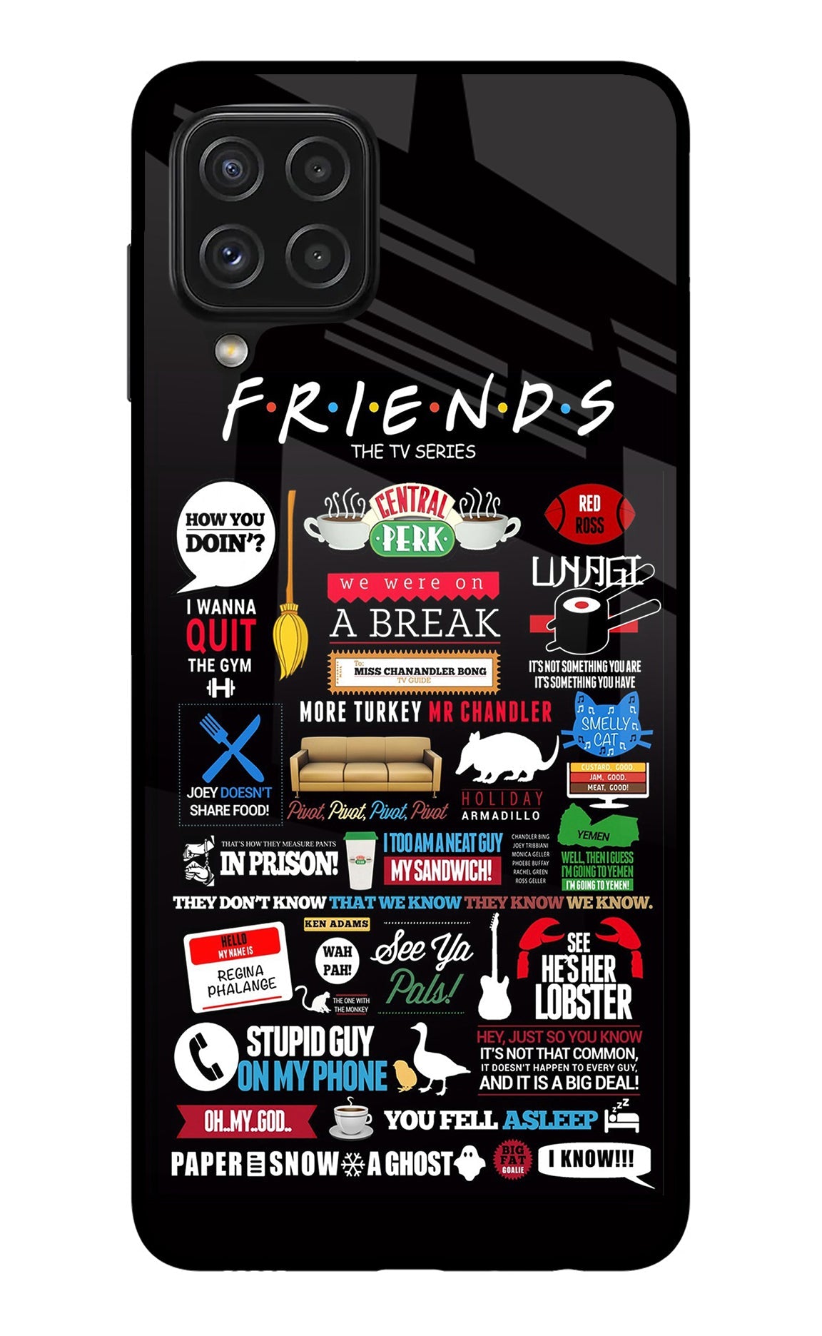 FRIENDS Samsung A22 4G Back Cover