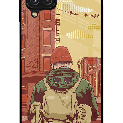 Adventurous Samsung A22 4G Glass Case