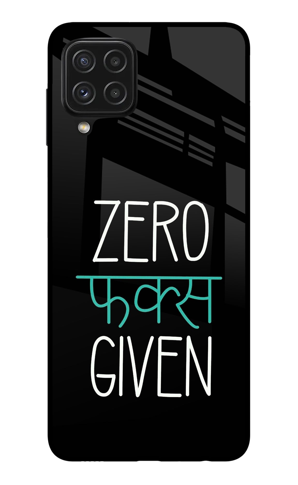 Zero Fucks Given Samsung A22 4G Back Cover