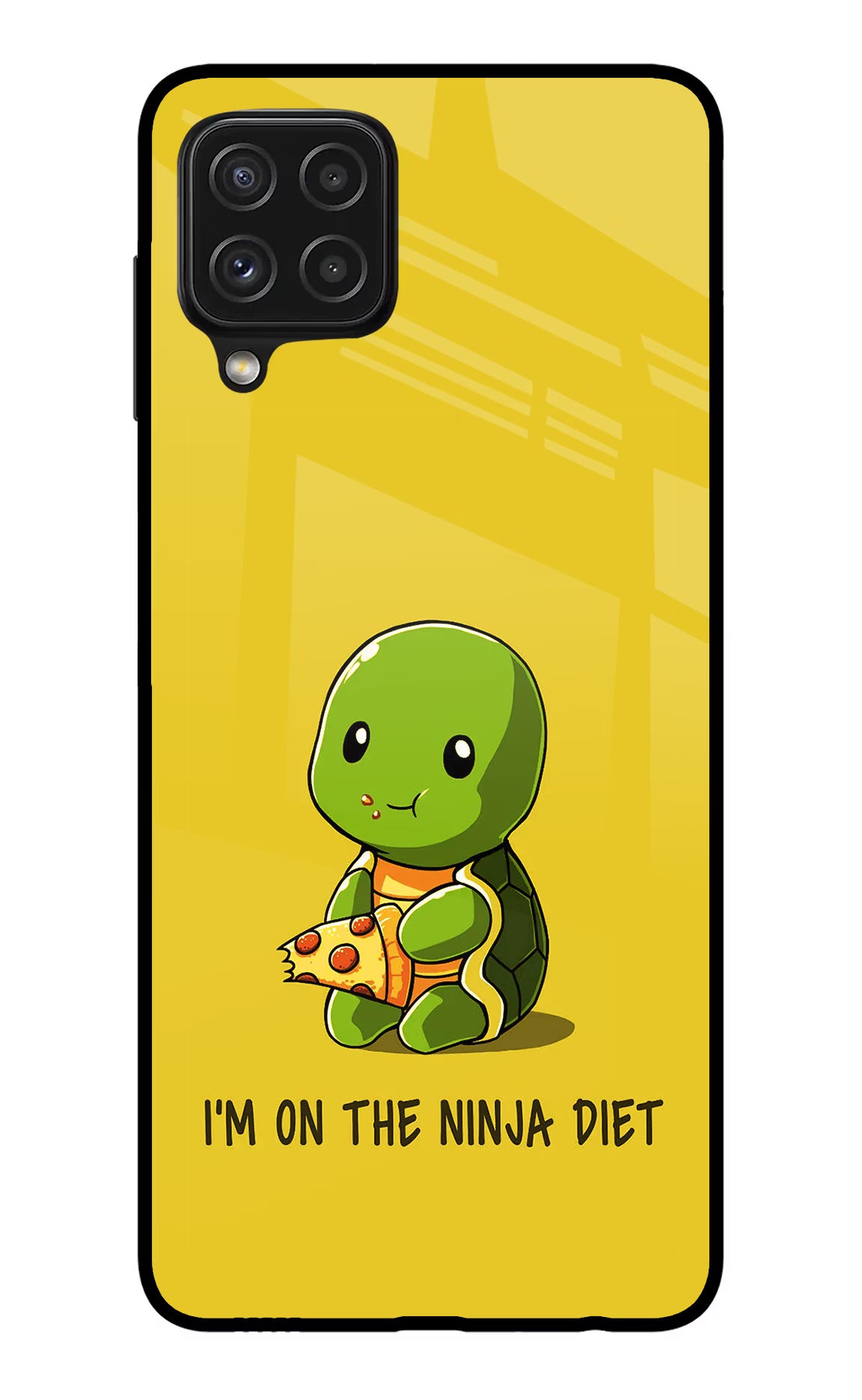 I'm on Ninja Diet Samsung A22 4G Glass Case Back Cover by Casekaro