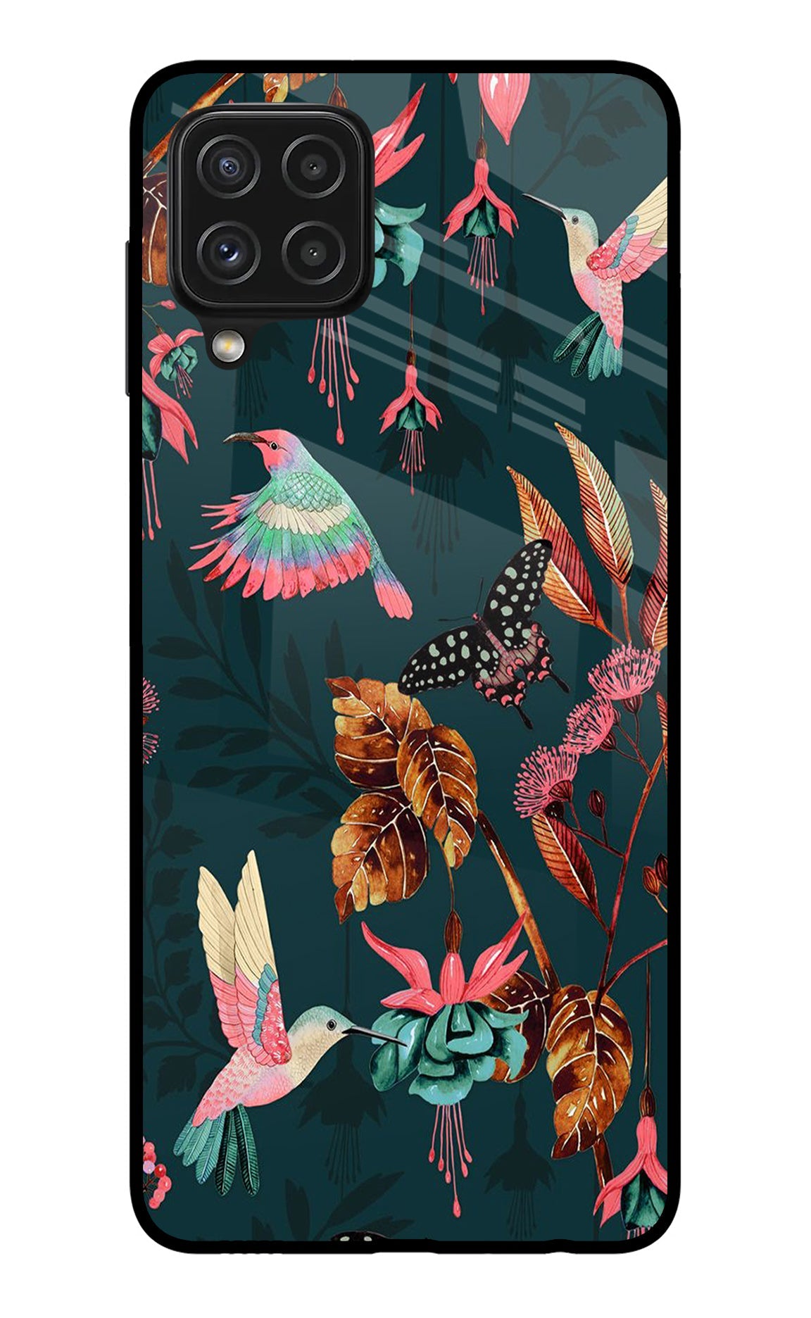 Birds Samsung A22 4G Glass Case