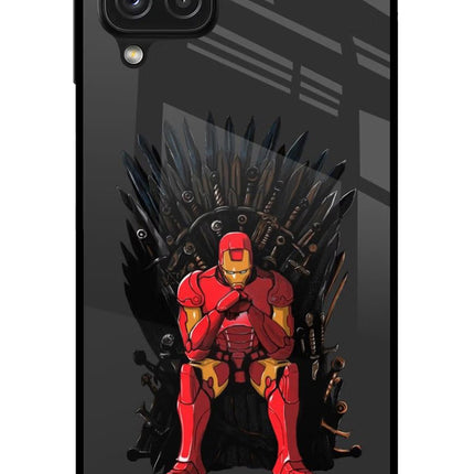 Ironman Throne Samsung A22 4G Glass Case