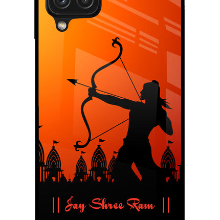 Lord Ram - 4 Samsung A22 4G Glass Case Back Cover by Casekaro