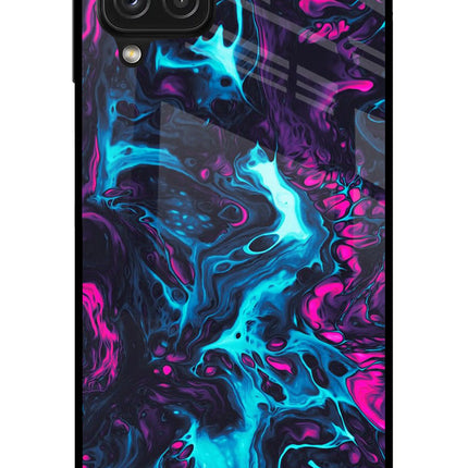 Abstract Samsung A22 4G Glass Case
