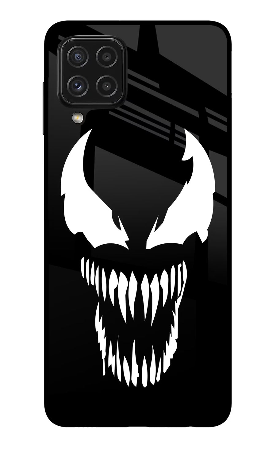 Venom Samsung A22 4G Back Cover, Glass case