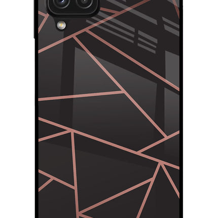 Geometric Pattern Samsung A22 4G Glass Case