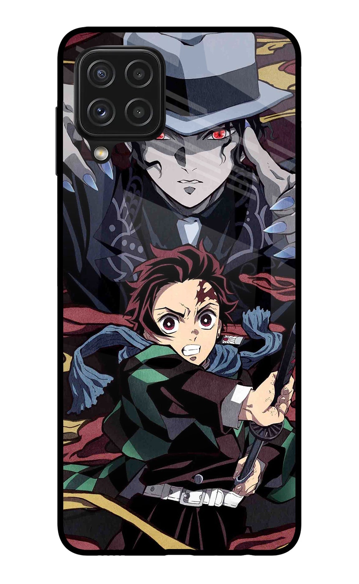 Demon Slayer Samsung A22 4G Glass Case