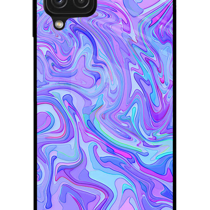 Glitter Samsung A22 4G Glass Case