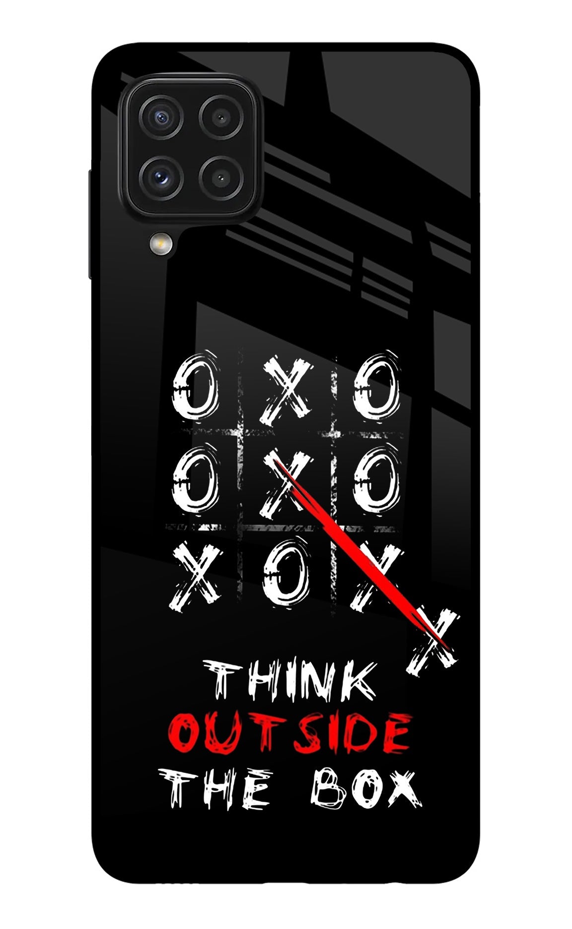 Think out of the BOX Samsung A22 4G Glass Case