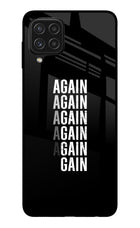 Again Again Gain Samsung A22 4G Glass Case