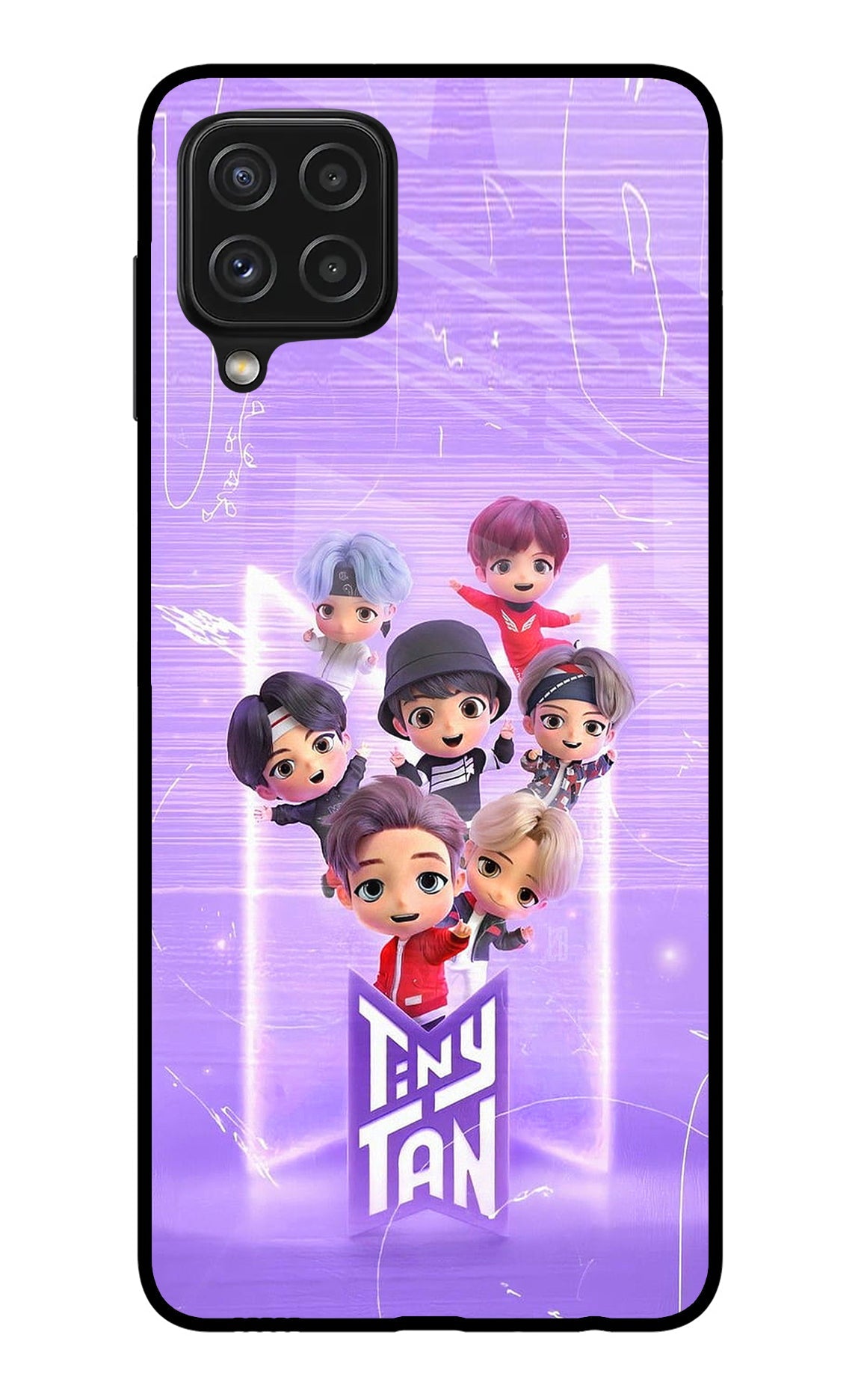 BTS Tiny Tan Samsung A22 4G Back Cover