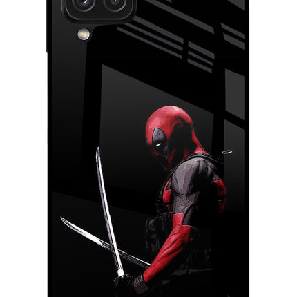 Deadpool Samsung A22 4G Glass Case