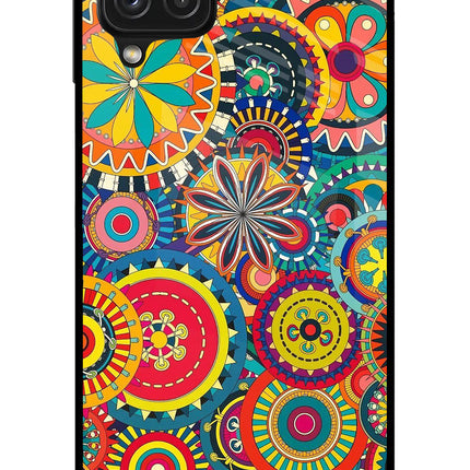 Gol Gol Art Samsung A22 4G Glass Case Back Cover by Casekaro