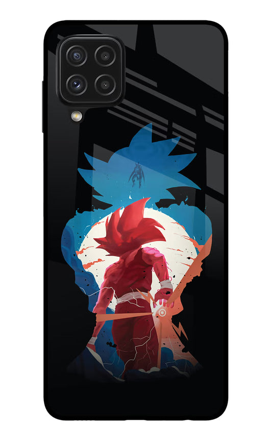 Goku Samsung A22 4G Glass Case