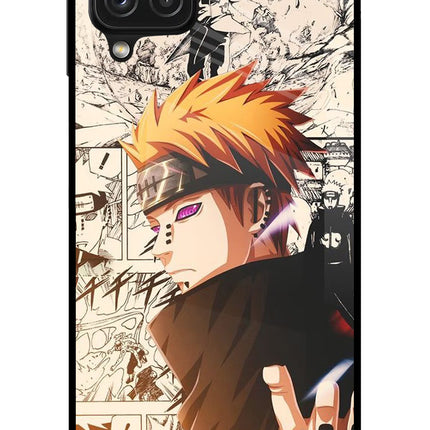 Pain Anime Samsung A22 4G Glass Case