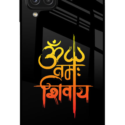 Om Namah Shivay Samsung A22 4G Glass Case