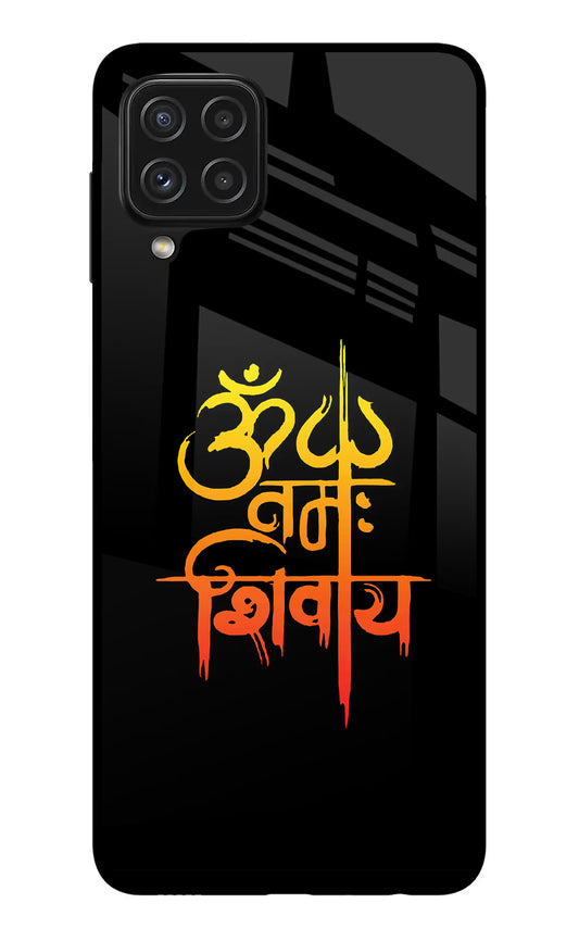 Om Namah Shivay Samsung A22 4G Glass Case