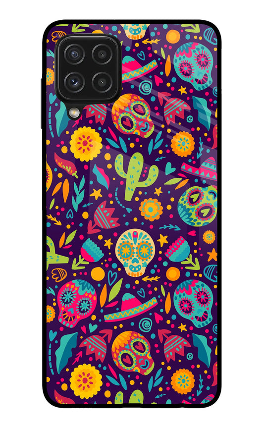 Mexican Design Samsung A22 4G Glass Case