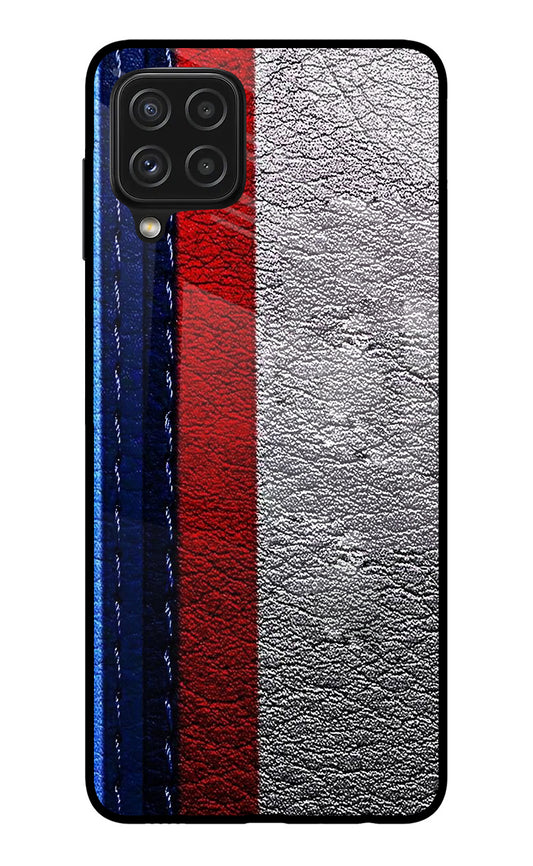 BMW Stripes Samsung A22 4G Glass Case