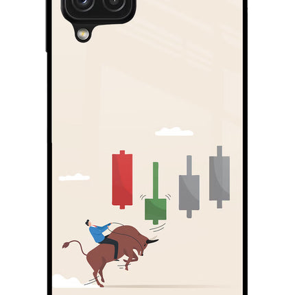 Bull Trading Momentum Samsung A22 4G Glass Case