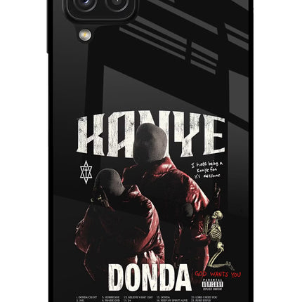 Donda Kanye West Samsung A22 4G Glass Case