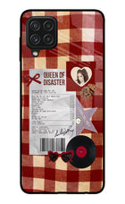 Queen of Disaster Samsung A22 4G Glass Case
