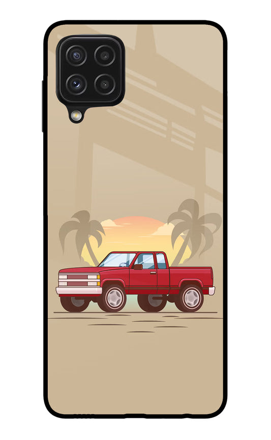 Desert Classic Drive Samsung A22 4G Glass Case