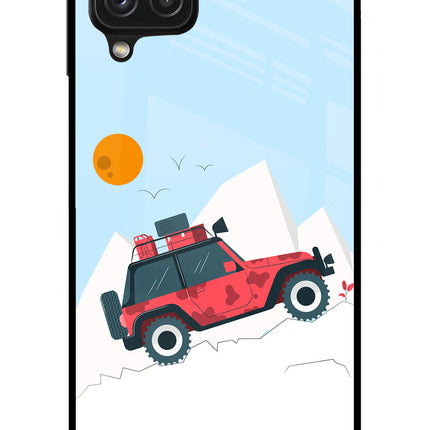 Mountain Trail Beast Samsung A22 4G Glass Case