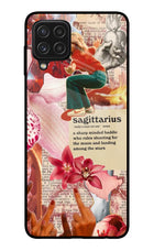 Sagittarius Zodiac Samsung A22 4G Glass Case