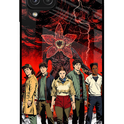 Ordinary Things Characters Samsung A22 4G Glass Case