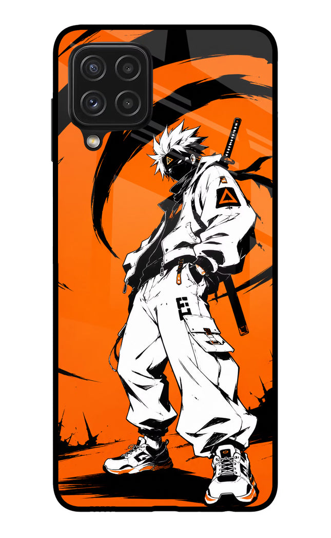 Street Samurai  Samsung A22 4G Glass Case