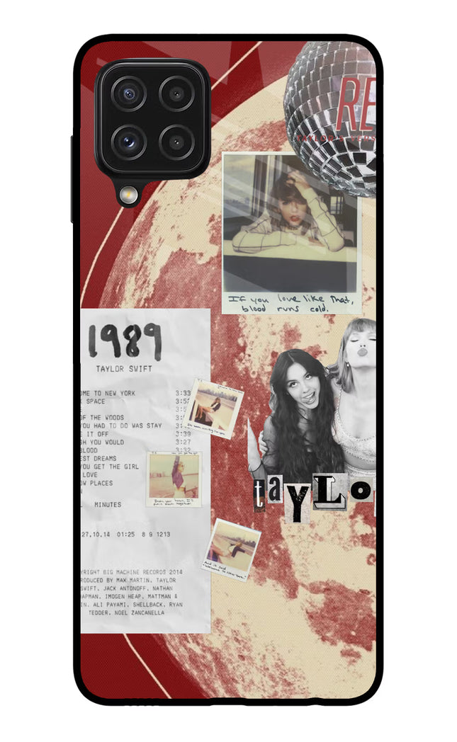 Taylor Swift Samsung A22 4G Glass Case