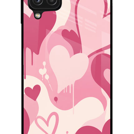 Hearty case Samsung A22 4G Glass Case