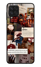 Zodiac Aries Samsung A22 4G Glass Case